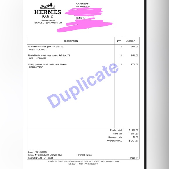 NWT • Hermes • Rivale Mini Bracelet • Silver/Brown • T3 • Authentic - Picture 8 of 9